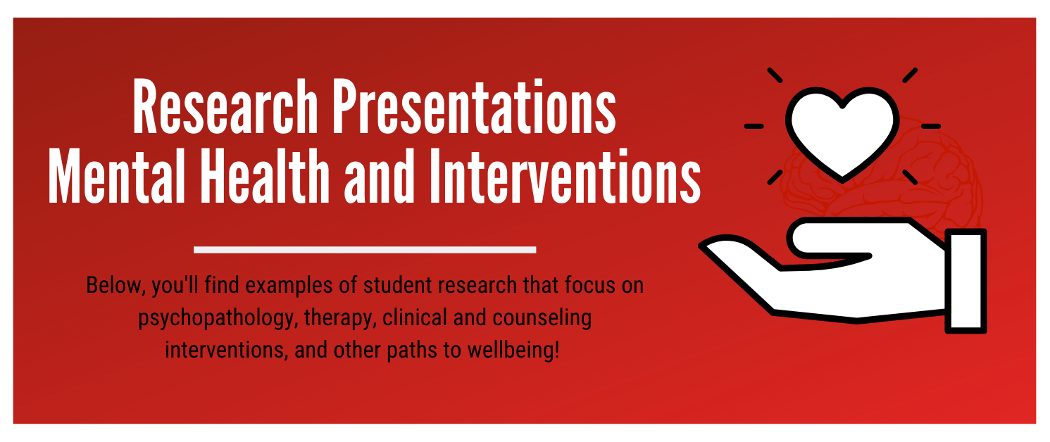 Fair Poster - Theme: Mental Health and Interventions